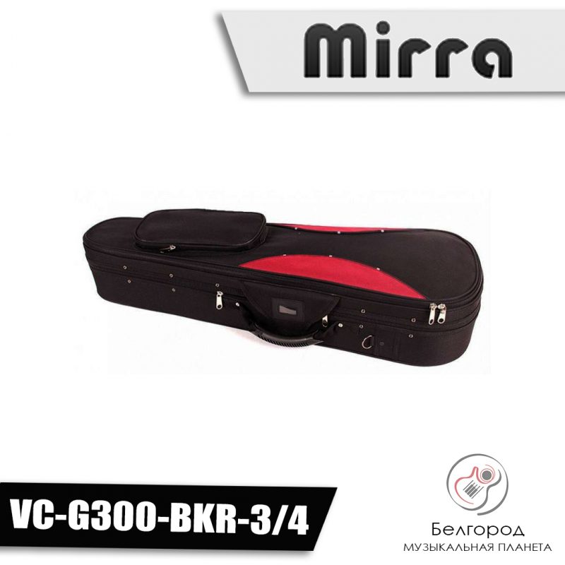 MIRRA VC-G300-BKR-3/4 - Футляр для скрипки 3/4