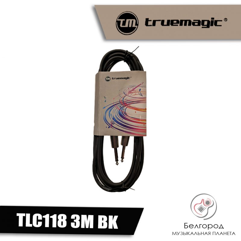 True magic TLC118 3M BK - Кабель JACK-JACK (3 Метра)