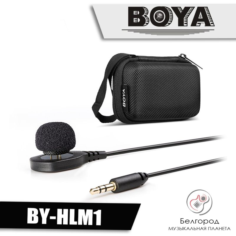 BOYA BY-HLM1 - Петличный микрофон