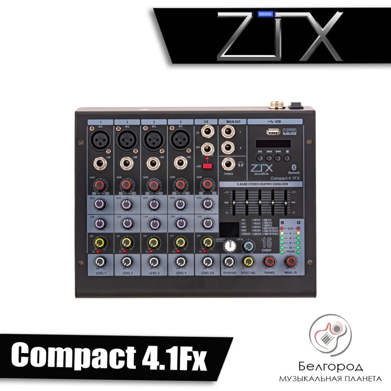 ZTX AUDIO Pro 6.1Fx  - Микшерный пульт