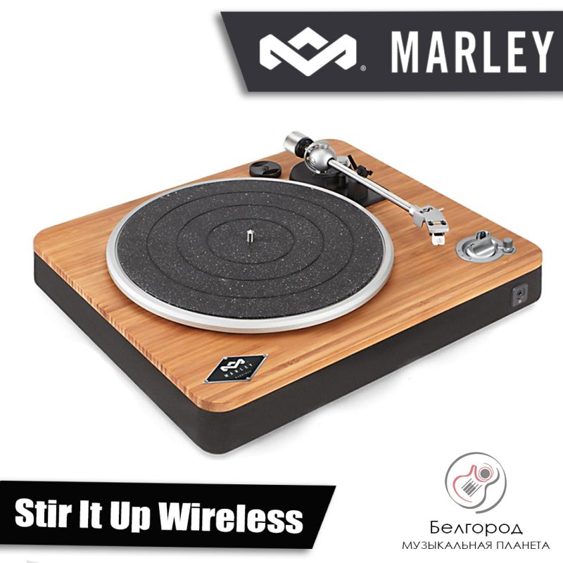 Marley Stir It Up Wireless Brown/Black - Виниловый проигрыватель