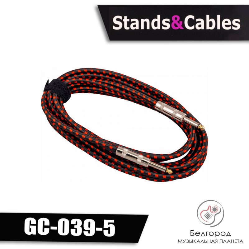 STANDS & CABLES GC-039-5 - Кабель JACK-JACK (5 Метров)